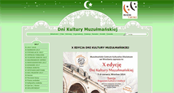 Desktop Screenshot of dni-kultury.pl